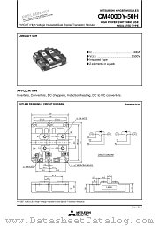 CM400DY-50H datasheet pdf Mitsubishi Electric Corporation