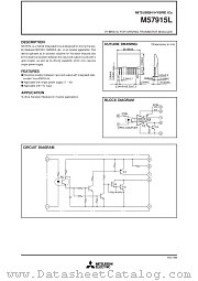 M57915L datasheet pdf Mitsubishi Electric Corporation