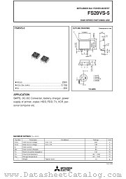 FS20VS-5 datasheet pdf Mitsubishi Electric Corporation