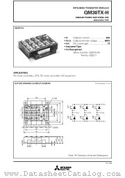 QM30TX-H datasheet pdf Mitsubishi Electric Corporation