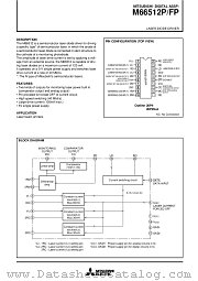 M66512FP datasheet pdf Mitsubishi Electric Corporation