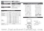 MF1102-1 datasheet pdf Mitsubishi Electric Corporation