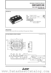 QM150DY-HK datasheet pdf Mitsubishi Electric Corporation