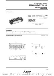 RM100CZ-M datasheet pdf Mitsubishi Electric Corporation