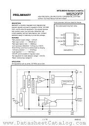M62520FP datasheet pdf Mitsubishi Electric Corporation