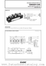 QM50DY-24B datasheet pdf Mitsubishi Electric Corporation