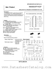 M64893AGP datasheet pdf Mitsubishi Electric Corporation