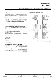 M52340SP datasheet pdf Mitsubishi Electric Corporation