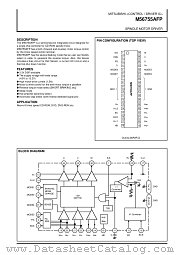 M56755AFP datasheet pdf Mitsubishi Electric Corporation