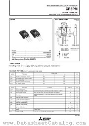 CR6PM datasheet pdf Mitsubishi Electric Corporation