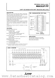 M66311FP datasheet pdf Mitsubishi Electric Corporation