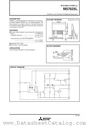 M57925L datasheet pdf Mitsubishi Electric Corporation