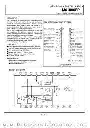 M61880FP datasheet pdf Mitsubishi Electric Corporation