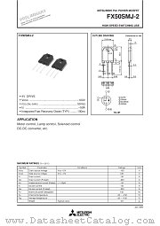 FX50SMJ-2 datasheet pdf Mitsubishi Electric Corporation