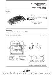 QM15TD-H datasheet pdf Mitsubishi Electric Corporation