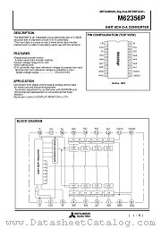 M62356P datasheet pdf Mitsubishi Electric Corporation