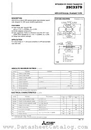 2SC3379 datasheet pdf Mitsubishi Electric Corporation