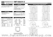 MF1082V-2 datasheet pdf Mitsubishi Electric Corporation