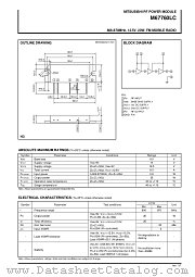 M67760LC datasheet pdf Mitsubishi Electric Corporation