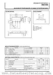 M68739M datasheet pdf Mitsubishi Electric Corporation