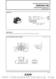 QM50HA-HB datasheet pdf Mitsubishi Electric Corporation