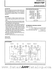 M52317SP datasheet pdf Mitsubishi Electric Corporation