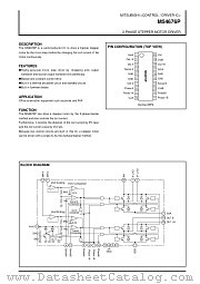 M54676P datasheet pdf Mitsubishi Electric Corporation
