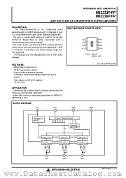 M62333P datasheet pdf Mitsubishi Electric Corporation