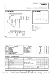 M68763H datasheet pdf Mitsubishi Electric Corporation
