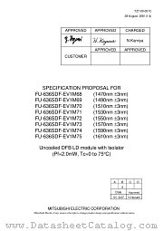 FU-636SDF-EV1M68_75 datasheet pdf Mitsubishi Electric Corporation