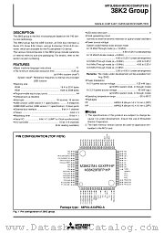 M38K29F8HP datasheet pdf Mitsubishi Electric Corporation