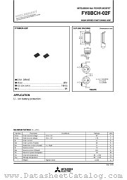 FY8BCH-02F datasheet pdf Mitsubishi Electric Corporation