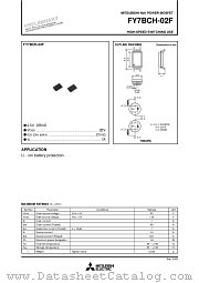 FY7BCH-02F datasheet pdf Mitsubishi Electric Corporation