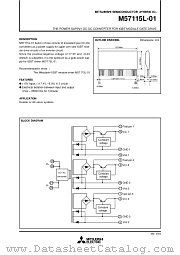 M57115L-01 datasheet pdf Mitsubishi Electric Corporation