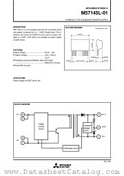M57145L-01 datasheet pdf Mitsubishi Electric Corporation