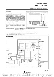 M57175L-01 datasheet pdf Mitsubishi Electric Corporation