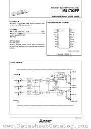 M81702FP datasheet pdf Mitsubishi Electric Corporation