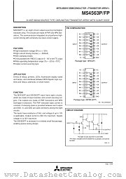 M54563P/FP datasheet pdf Mitsubishi Electric Corporation