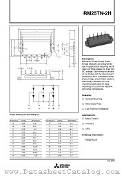 RM25TN-2H datasheet pdf Mitsubishi Electric Corporation