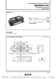 RM400HV-34S datasheet pdf Mitsubishi Electric Corporation