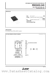 RM35HG-34S datasheet pdf Mitsubishi Electric Corporation