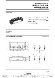 RM60SZ-6S/-6R datasheet pdf Mitsubishi Electric Corporation