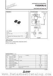 FX50KMJ-2 datasheet pdf Mitsubishi Electric Corporation