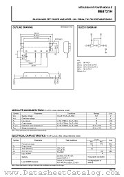 M68731H datasheet pdf Mitsubishi Electric Corporation