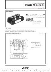 RM50TC-24 datasheet pdf Mitsubishi Electric Corporation