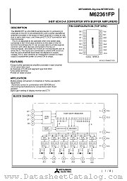 M62361FP datasheet pdf Mitsubishi Electric Corporation