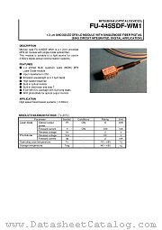 FU-445SDF-WM1 datasheet pdf Mitsubishi Electric Corporation