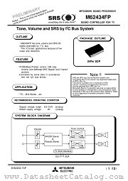 M62434FP datasheet pdf Mitsubishi Electric Corporation