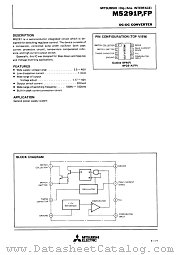 M5291FP datasheet pdf Mitsubishi Electric Corporation