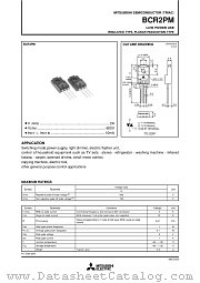 BCR2PM-12 datasheet pdf Mitsubishi Electric Corporation